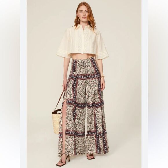 Rosetta Getty Wide Leg Pants 2 - Picture 1 of 9